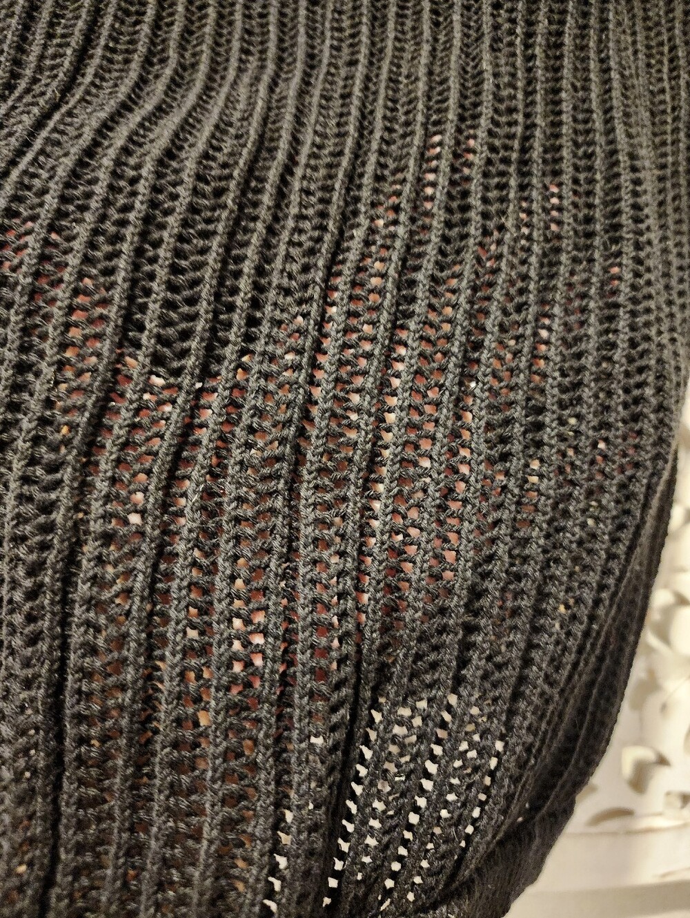 ZARA KNITTED HIFG NECK VEST IN BLACK NWT SIZE L/XL - Picture 16 of 16